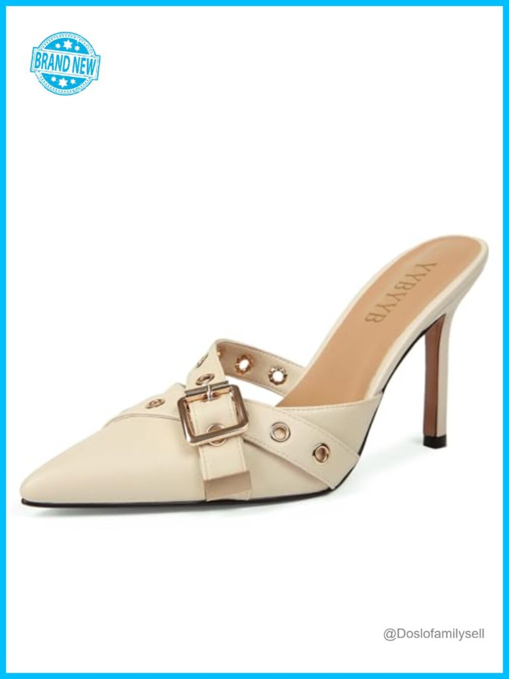 Pointed Toe Kitten Heel Mule Pumps Studded Bow Leather Dress Shoes